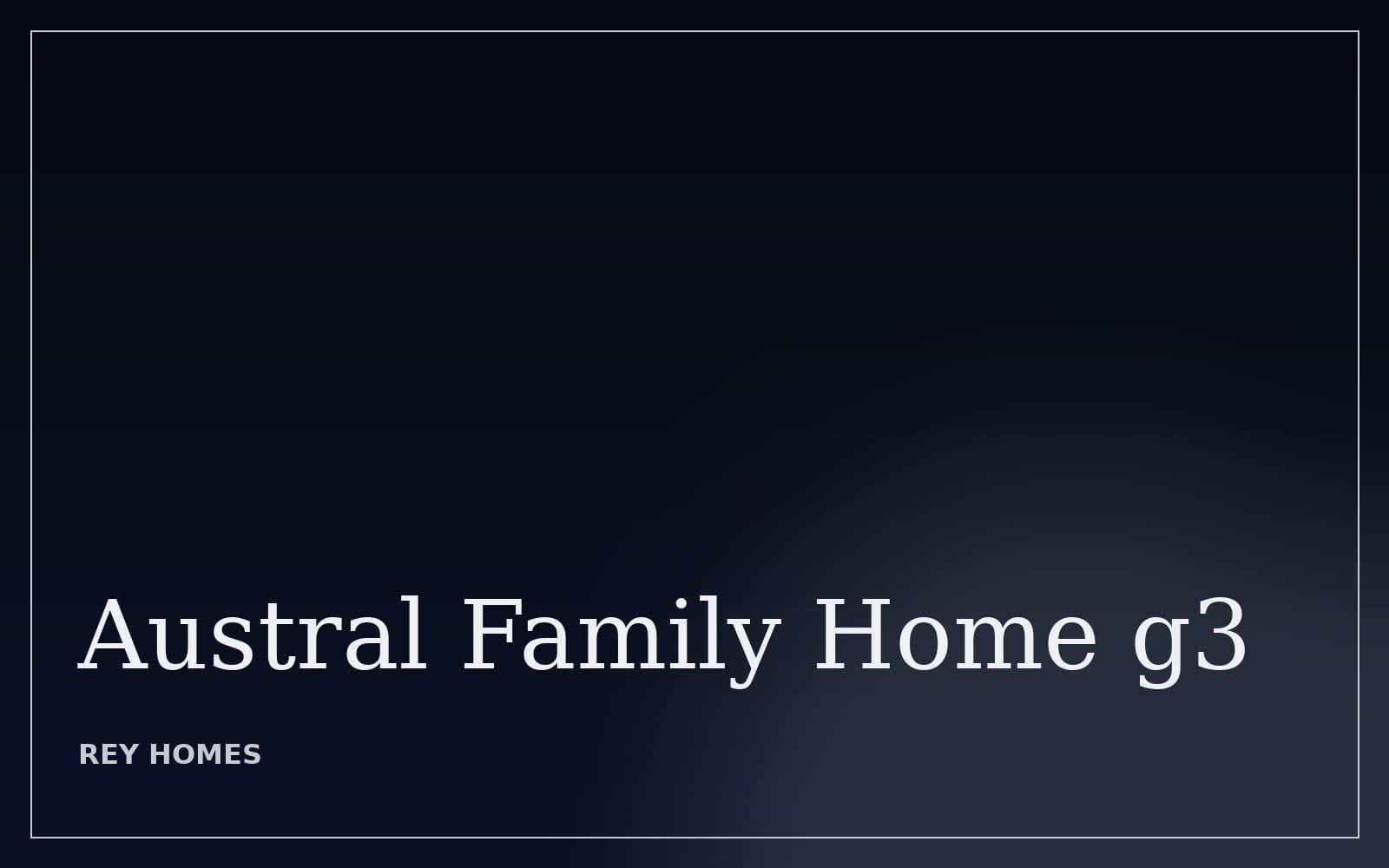 Austral Family Home 3