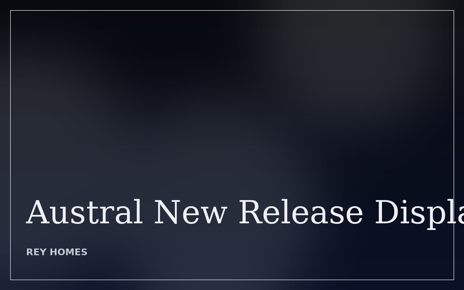 Austral New Release Display