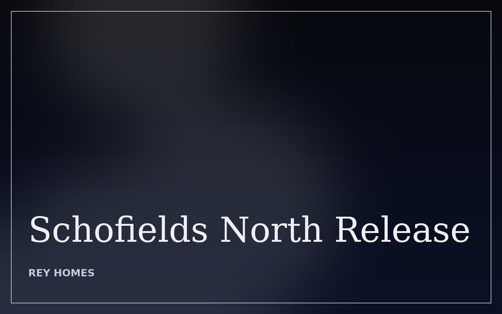 Schofields North Release