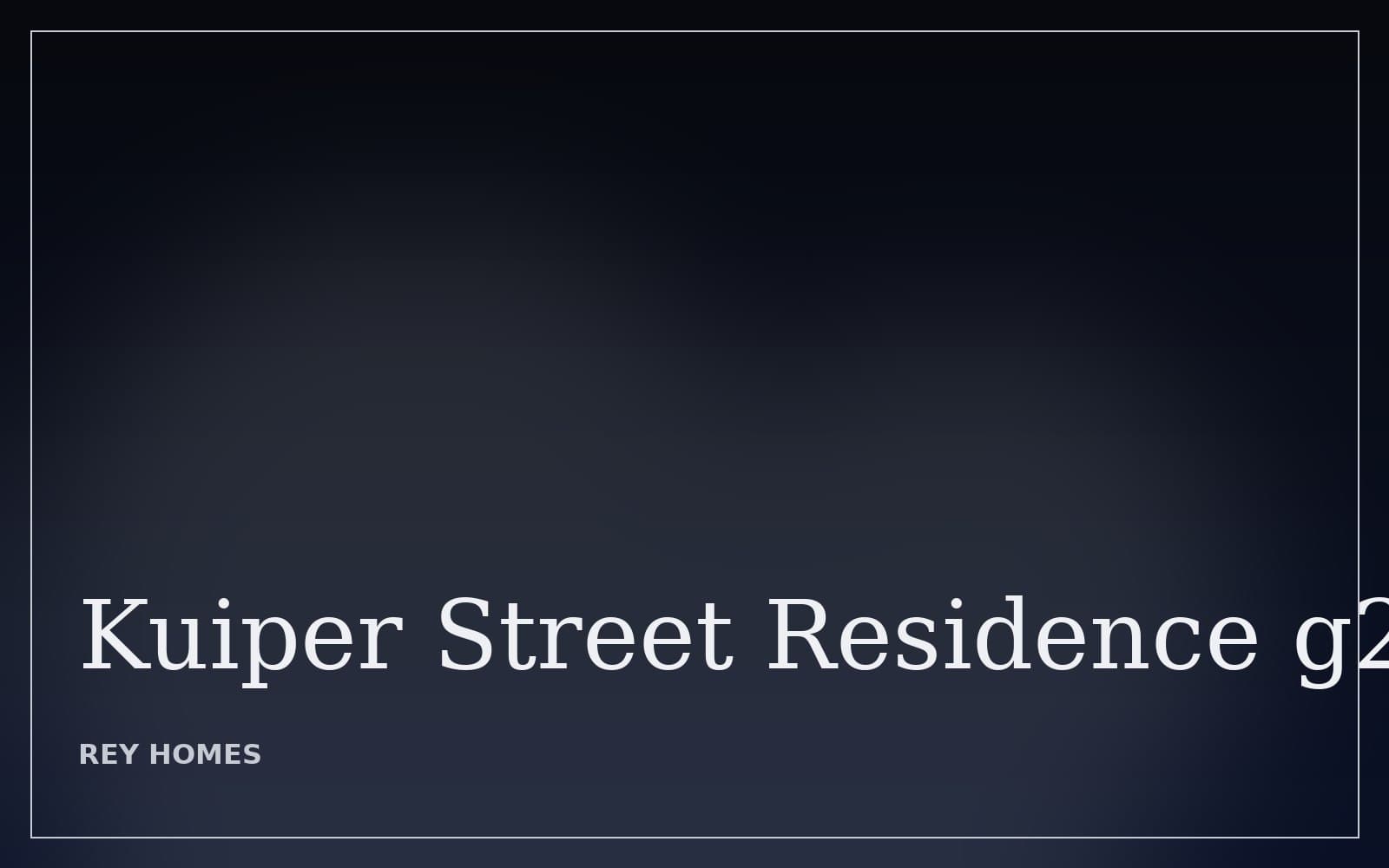 Kuiper Street Residence 2