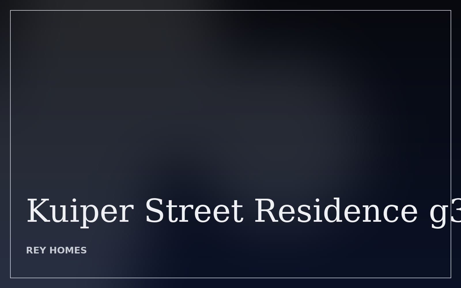 Kuiper Street Residence 3