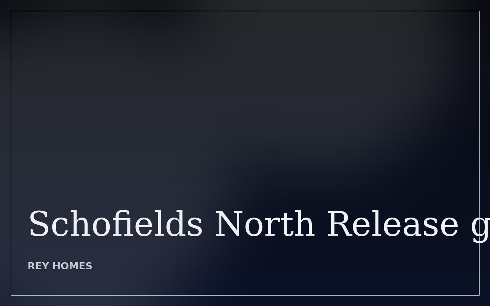Schofields North Release 2